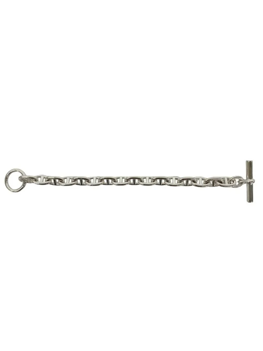 Hermes Chaine D'ancre MM 16 Koma Bracelet 925 Sterling Silver Accessory Sally